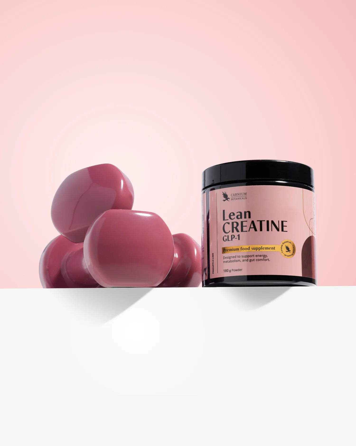 Lean Creatine GLP-1, 180 g praška z okusom ananas in limeta